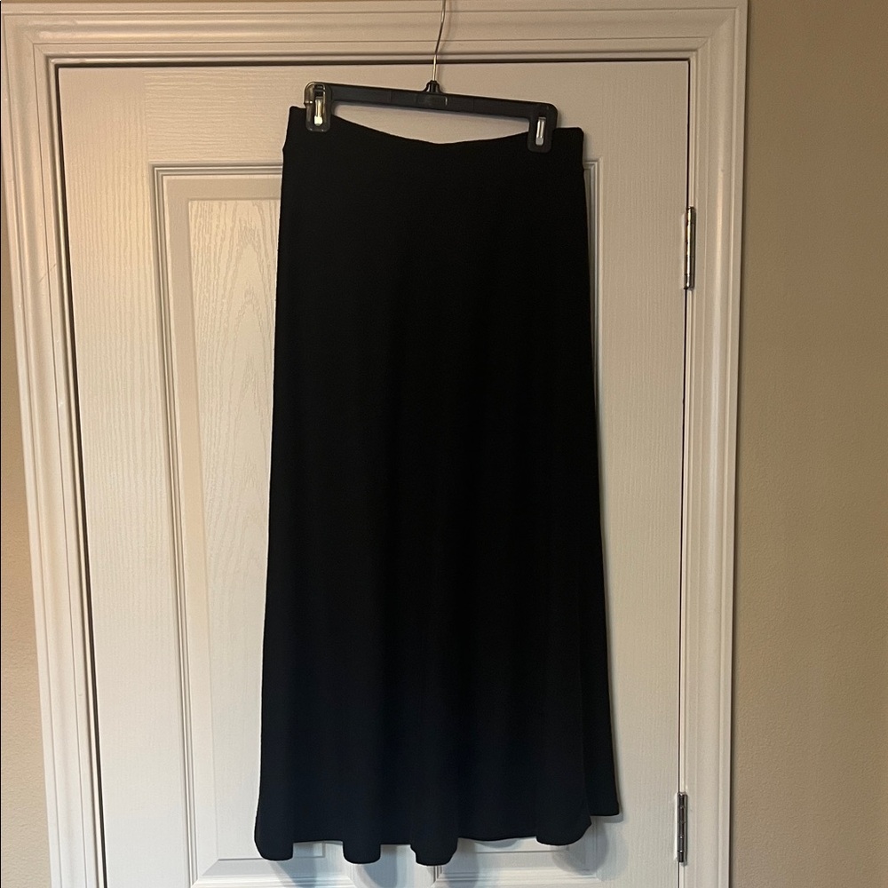 Sweater knit A-line boot skirt